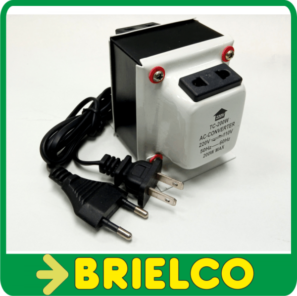 Transformador Bidireccional 200W (220V/110V o 110V/220V) - Diacon